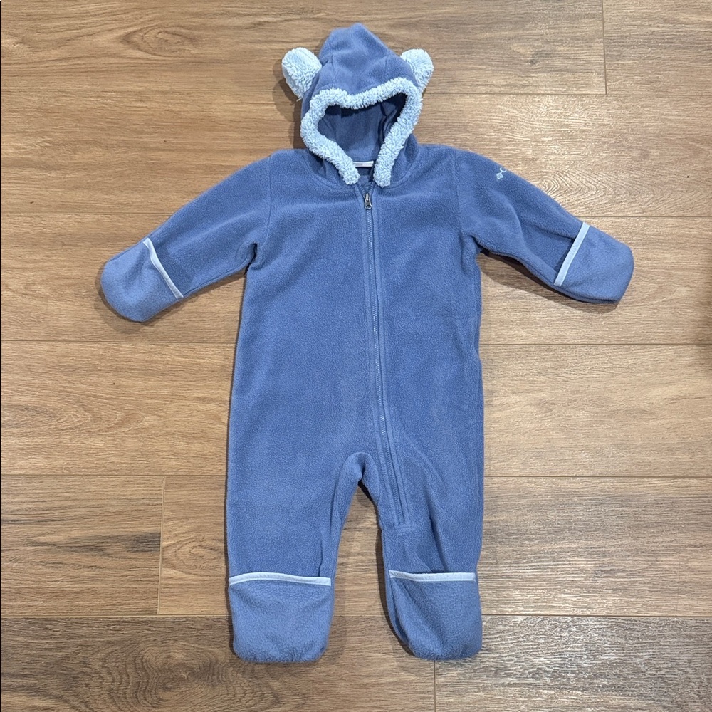 Columbia Infant Tiny Bear Bunting Cozy Blue